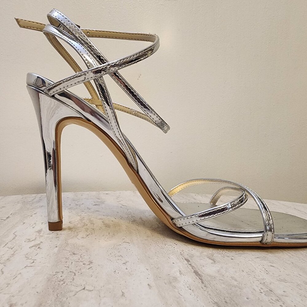 Calvin Klein Womens Tegin Str Silver 7.5M - A006 - Picture 4 of 11